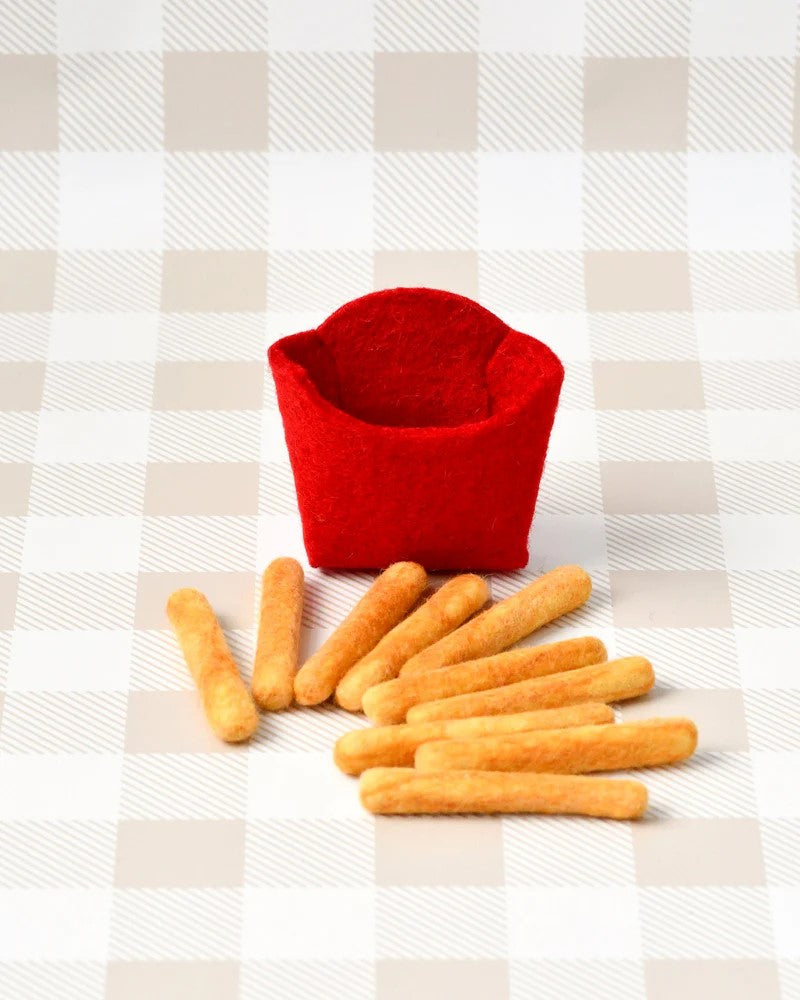 TARA TREASURES - FELT FOOD: FRENCH FRIES 