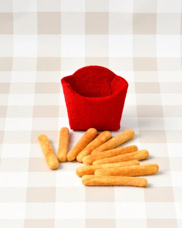 TARA TREASURES - FELT FOOD: FRENCH FRIES 