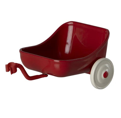 MAILEG - MOUSE: TRAILER FOR TRICYCLE: RED
