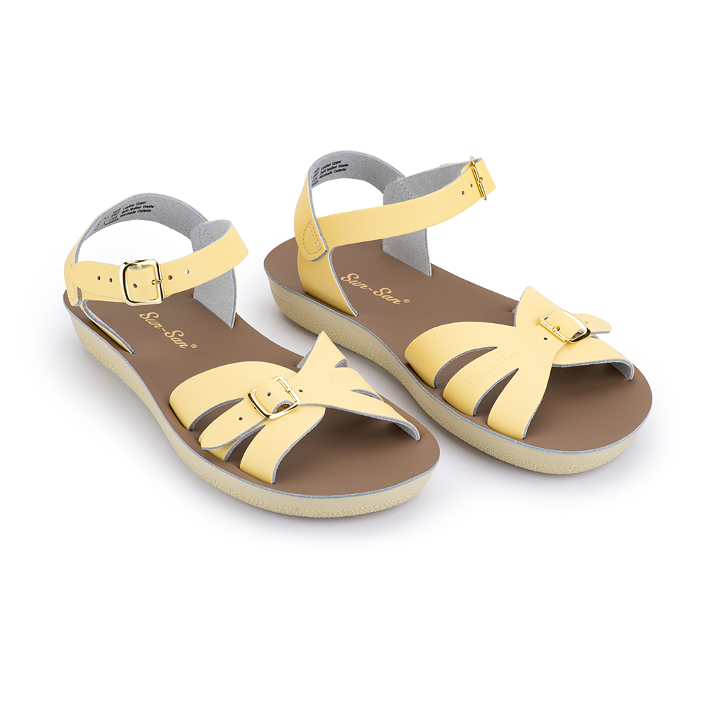 SALTWATER - ADULT BOARDWALK SANDAL: BUTTER [sz:ADULT 4]