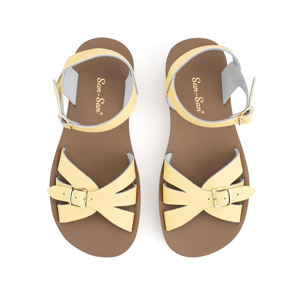 SALTWATER - ADULT BOARDWALK SANDAL: BUTTER [sz:ADULT 4]