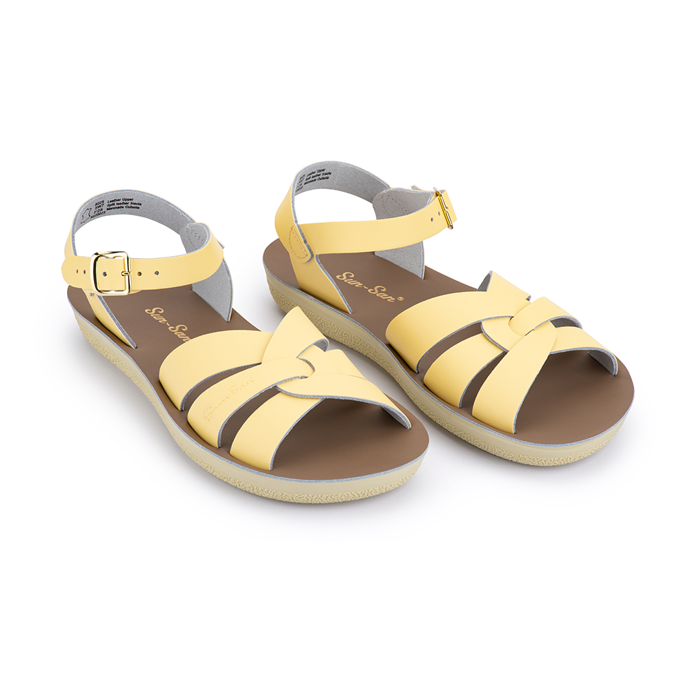 SALTWATER - ADULT SUNSAN SWIMMER SANDAL: BUTTER [sz:ADULT 4]