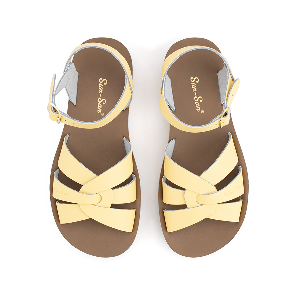 SALTWATER - ADULT SUNSAN SWIMMER SANDAL: BUTTER [sz:ADULT 4]