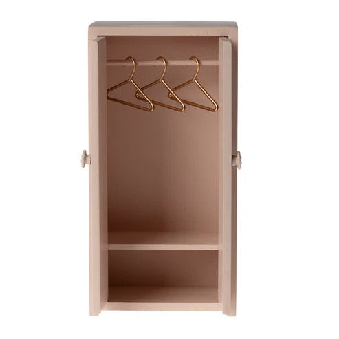 MAILEG - FURNITURE: MOUSE CLOSET LIGHT ROSE