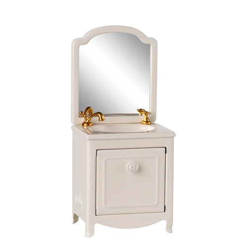 MAILEG - FURNITURE: MOUSE SINK DRESSER OFF WHITE