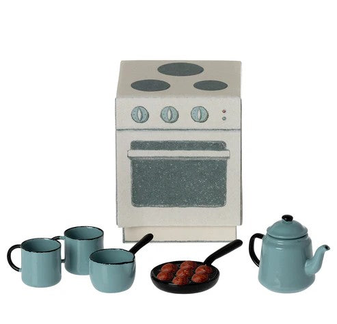 MAILEG - KITCHEN: COOKING SET: MADAM BLUES FAVORITES