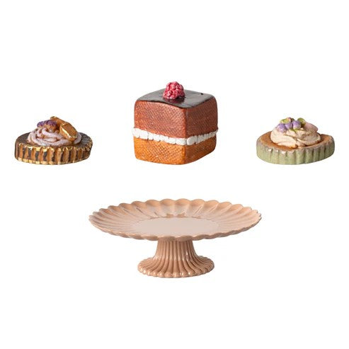 MAILEG - HOME & ACC: MINIATURE CAKES AND CAKE STAND