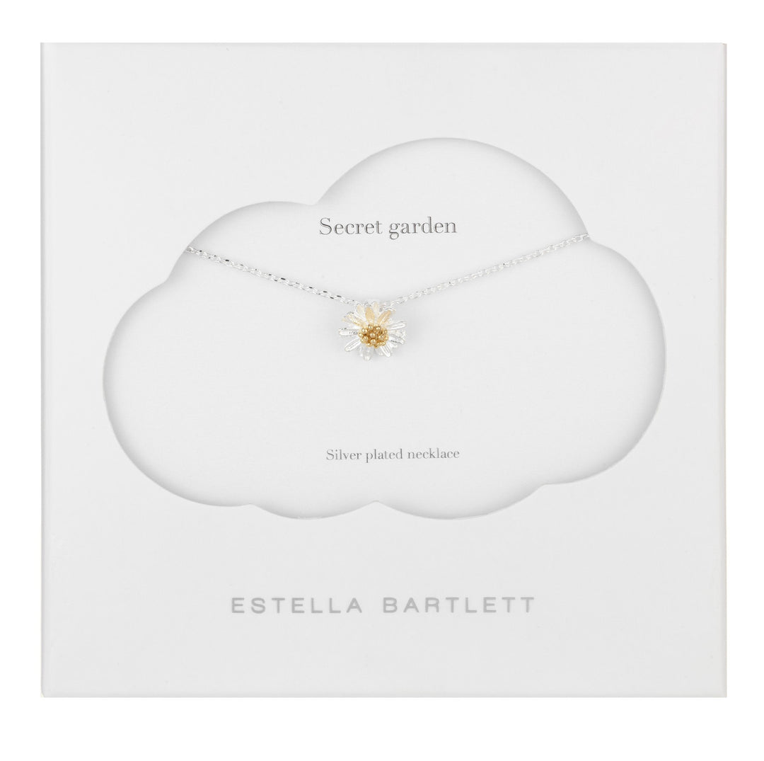 ESTELLA BARTLET - WILDFLOWER NECKLACE: SILVER PLATED 