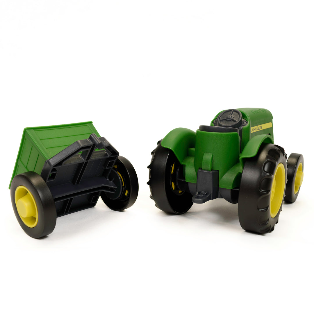GREEN TOYS - JOHN DEER TRACTOR & BOARD BOOK