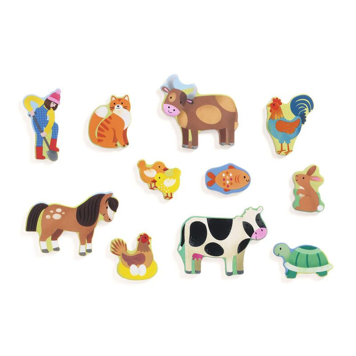 DJECO - WOODEN PUZZLE: 22 PC FARM