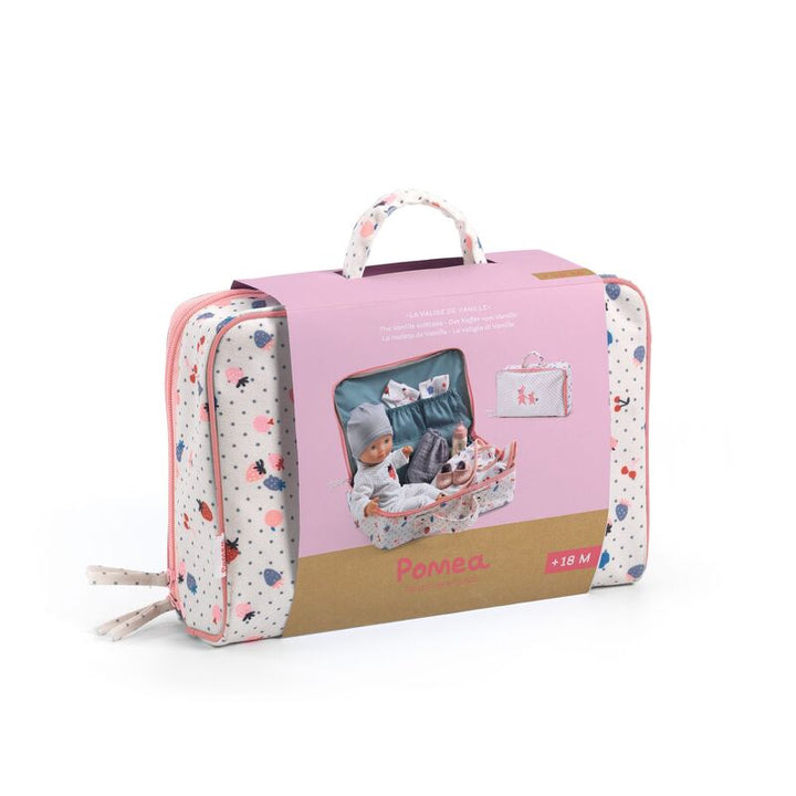 DJECO - POMEA: BABY VANILLIE DOLL & SUITCASE 