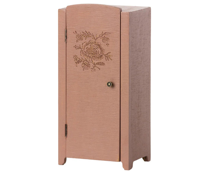 MAILEG - FURNITURE: MINIATURE CLOSET DUSTY ROSE