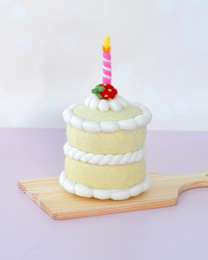 TARA TREASURES - FELT FOOD: SWEET STRAWBERRY SHORTCAKE