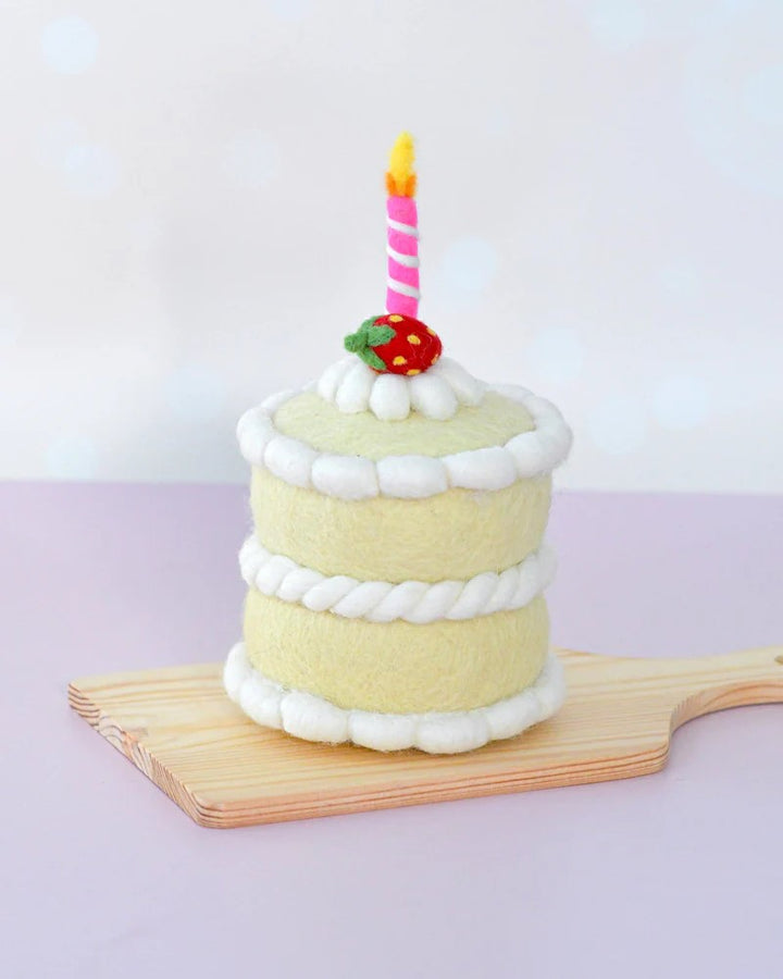 TARA TREASURES - FELT FOOD: SWEET STRAWBERRY SHORTCAKE