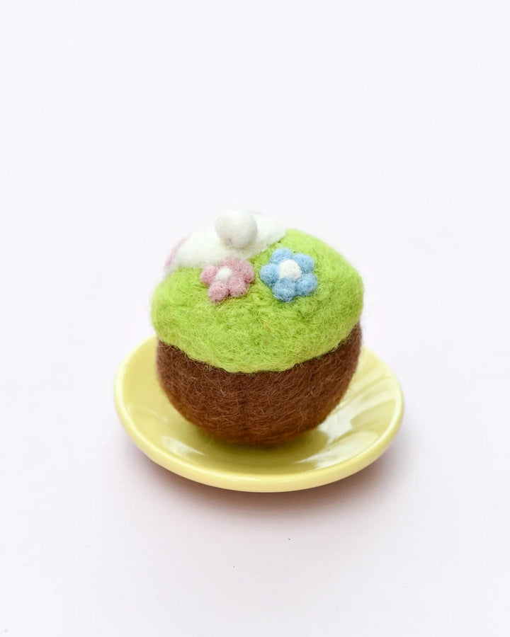 TARA TREASURES - FELT EASTER: BUNNY CUPCAKE
