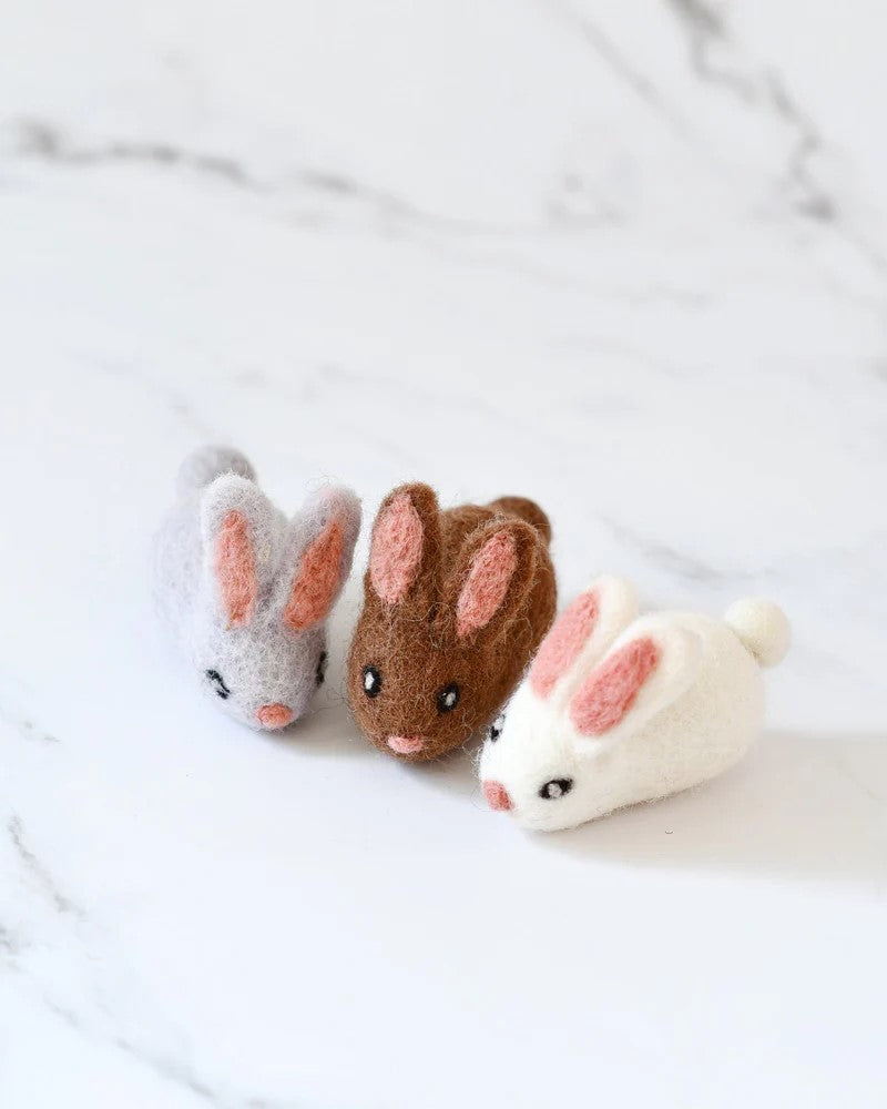 TARA TREASURES - FELT EASTER: 3 RABBITS