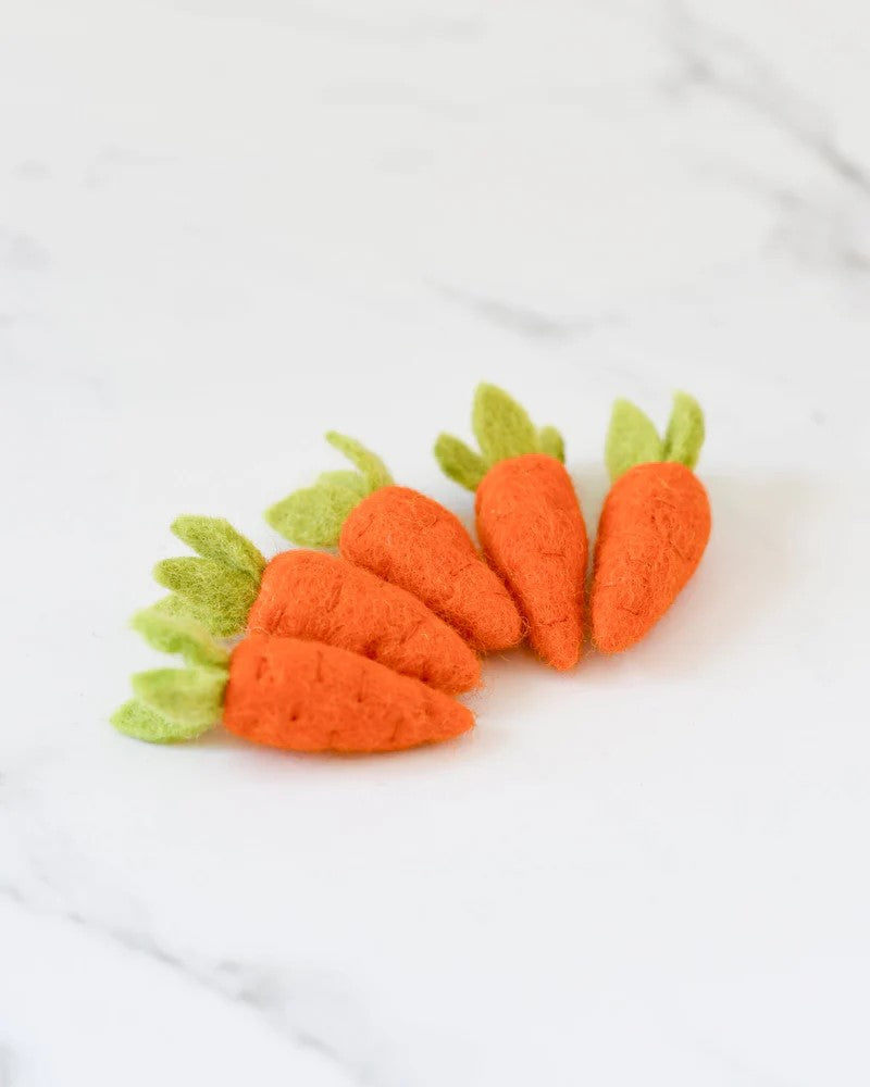 TARA TREASURES - FELT EASTER: 3 CARROTS