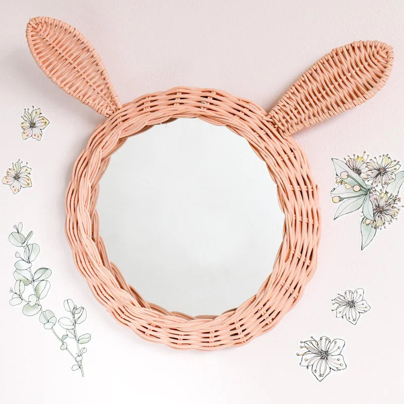 TARA TREASURES - FELT EASTER MIRROR: PINK