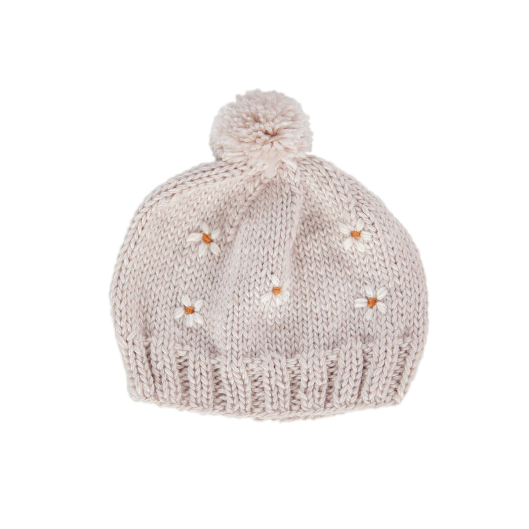 ACORN KIDS - DAISY BEANIE: OATMEAL [sz:XXS (0-3 MTHS)]