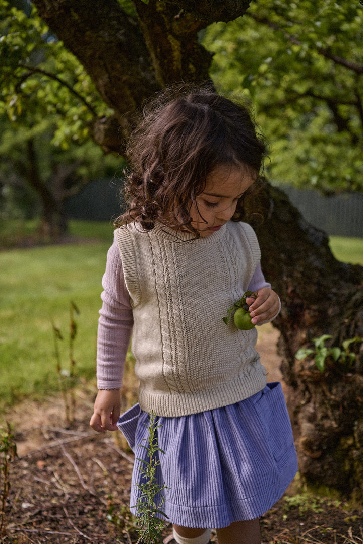 NATURE BABY - ANDY SKIRT: HERON [sz:1 YR]