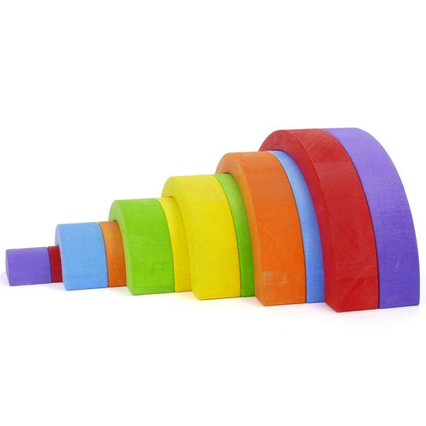 BAJO - WOODEN SMALL DOUBLE SIDED RAINBOW