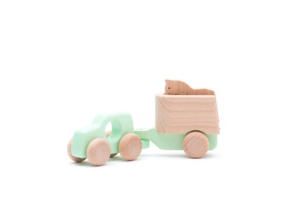 BAJO - WOODEN 4WD AND HORSE