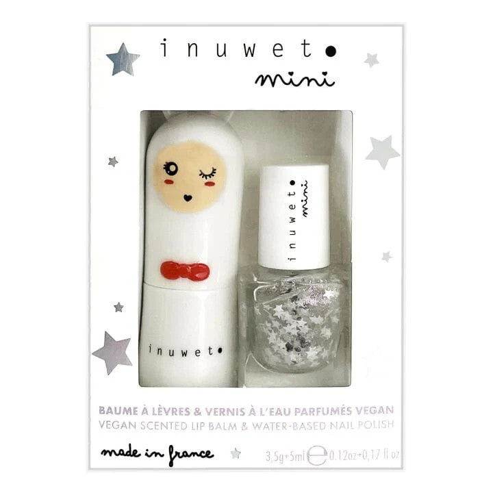 INUWET - DUO LIP GLOSS AND NAIL POLISH: WHITE