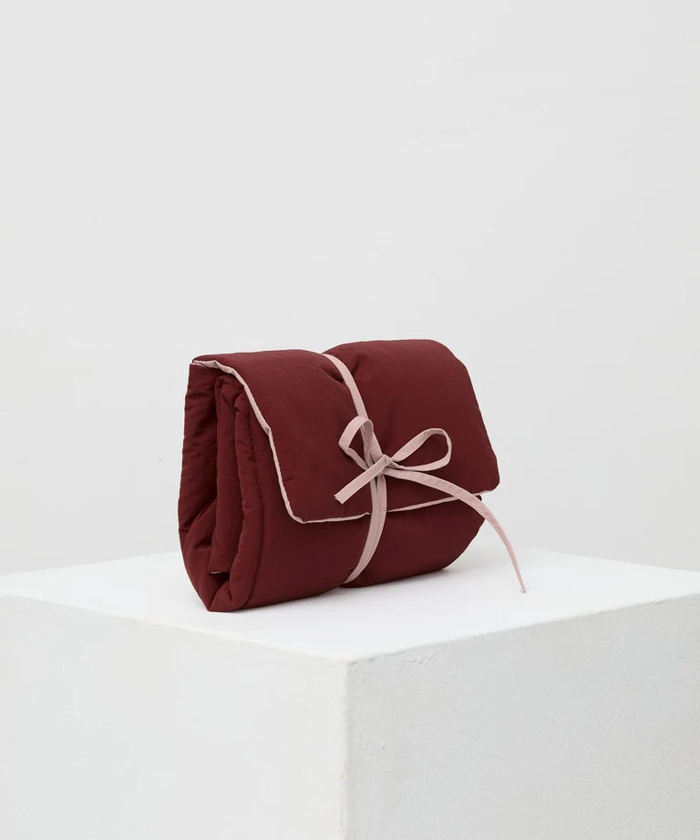PHILE - THE PLUSH CHANGE MAT WRAP: BURGUNDY