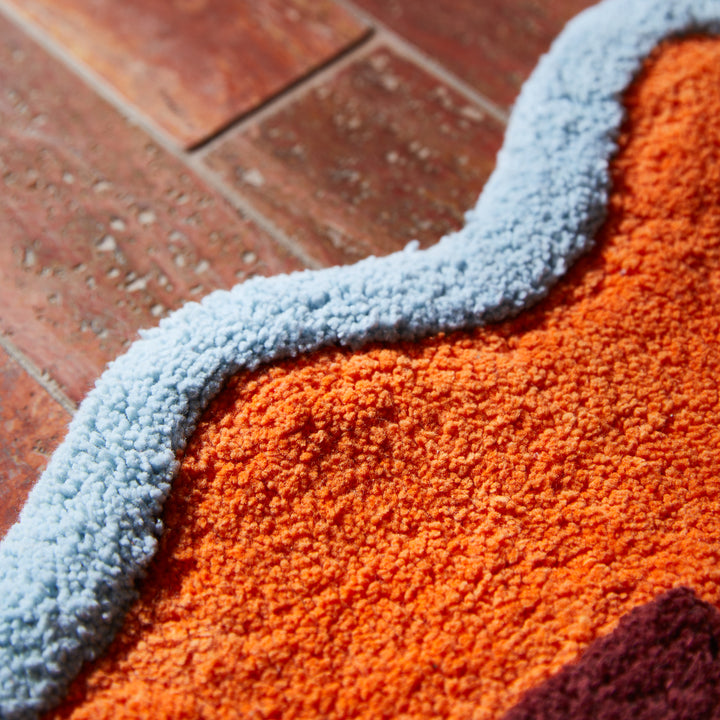 SAGE X CLARE - AMALIE NUDIE BATH MAT: ORANGERIE