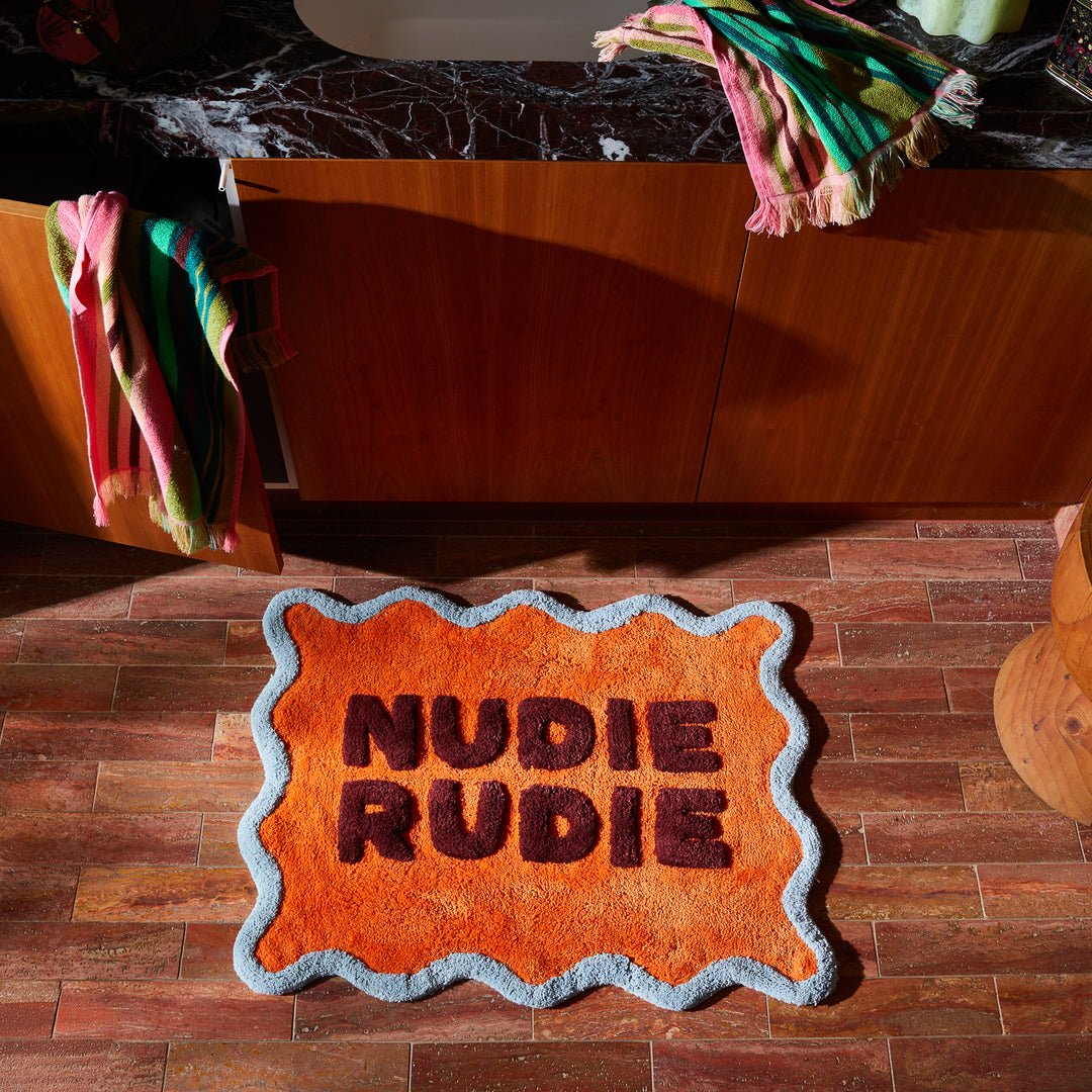 SAGE X CLARE - AMALIE NUDIE BATH MAT: ORANGERIE