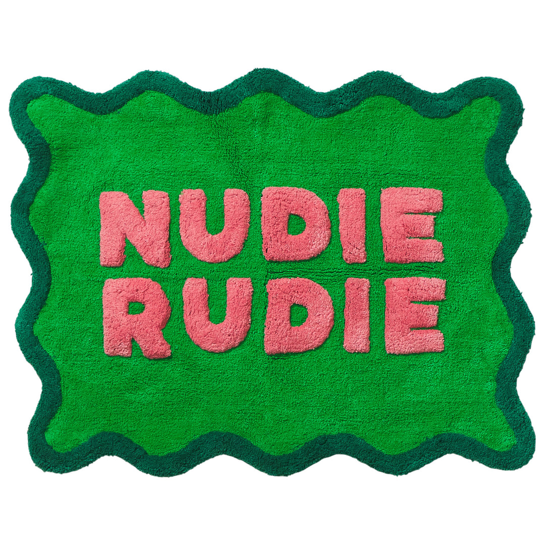 SAGE X CLARE - AMALIE NUDIE BATH MAT: SPRING GREEN