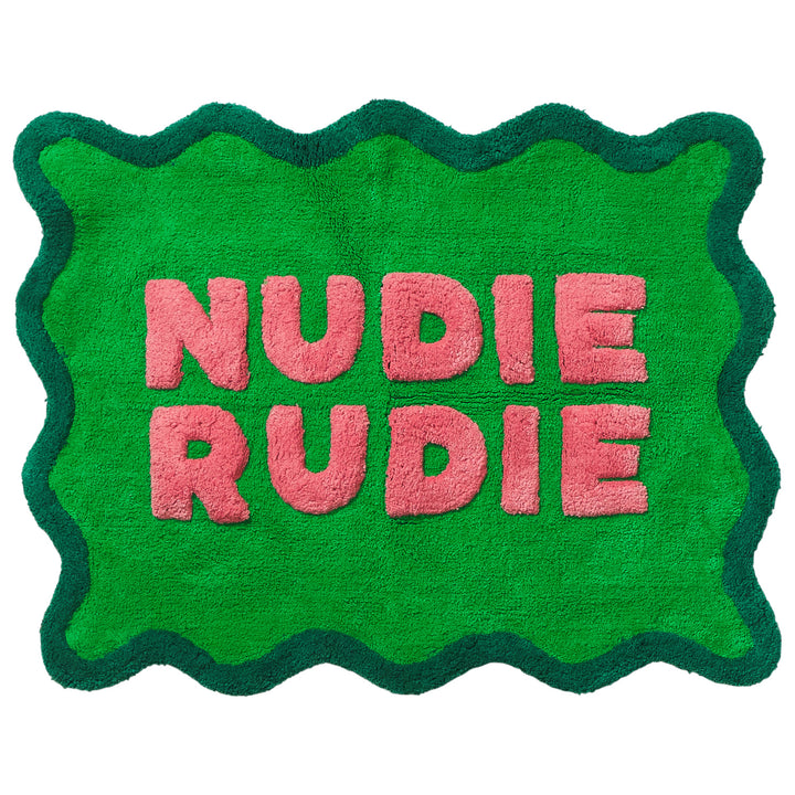 SAGE X CLARE - AMALIE NUDIE BATH MAT: SPRING GREEN