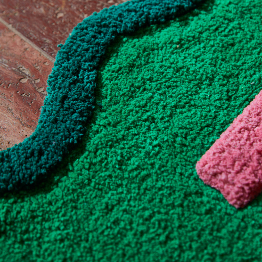 SAGE X CLARE - AMALIE NUDIE BATH MAT: SPRING GREEN