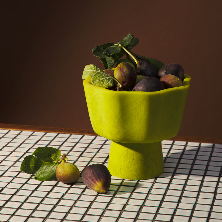 SAGE X CLARE - JOY PEDESTAL BOWL: ANISE