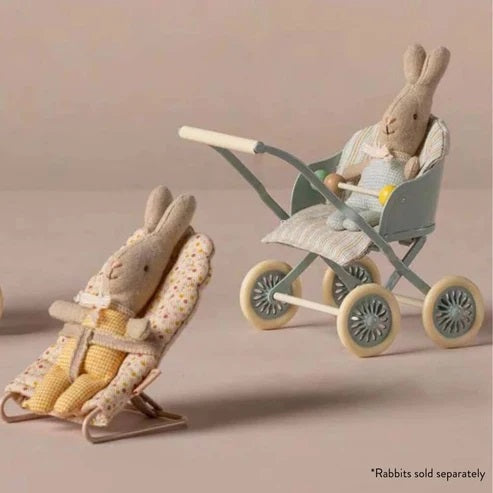 MAILEG - HOME & ACC: STROLLER BABY BLUE