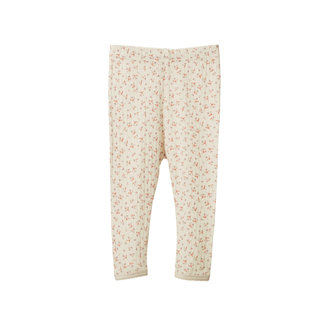 NATURE BABY - 2PC LONG SLEEVE PYJAMA SET POINTELLE: DANDELION PRINT [sz:1 YR]
