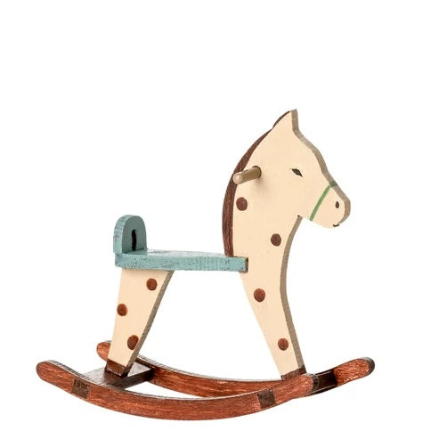 MAILEG - FURNITURE & ACC: ROCKING HORSE SPOTTED