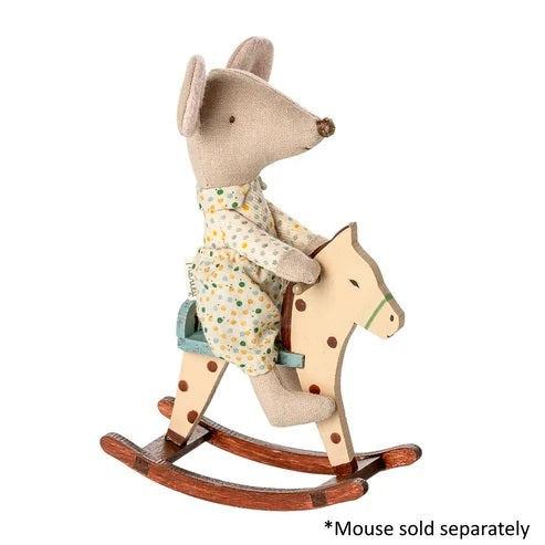 MAILEG - FURNITURE & ACC: ROCKING HORSE SPOTTED