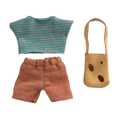 MAILEG - CLOTHING: LITTLE BROTHER CLOTHES AND BAG