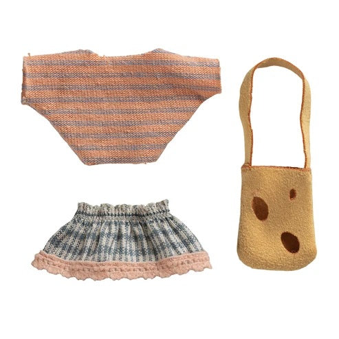 MAILEG - CLOTHING: LITTLE SISTER CLOTHES AND BAG
