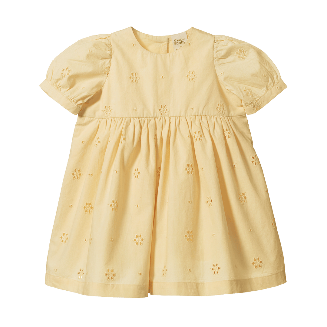 NATURE BABY - SWEET ALICE DRESS: BUTTERCUP [sz:6-12 MTHS]