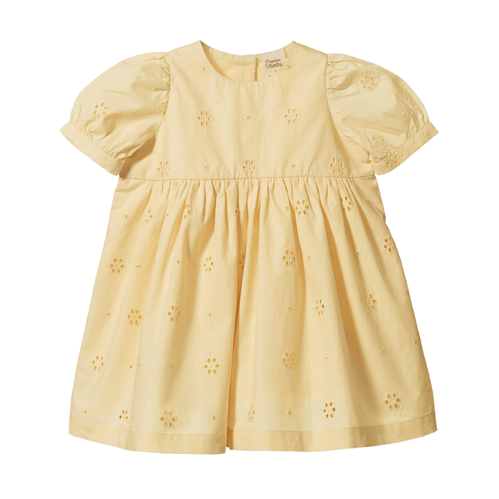 NATURE BABY - SWEET ALICE DRESS: BUTTERCUP [sz:6-12 MTHS]