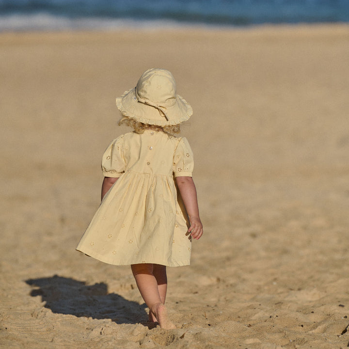 NATURE BABY - SWEET ALICE DRESS: BUTTERCUP [sz:6-12 MTHS]