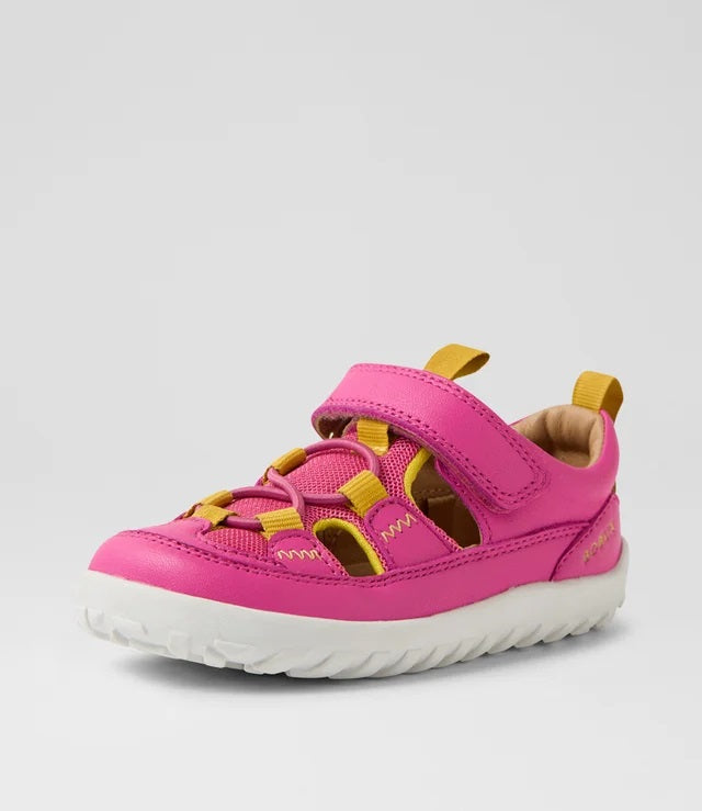 BOBUX - IW ALPHA ROCKY BAREFOOT SANDAL: ROSE VIOLET [sz:23 EU]
