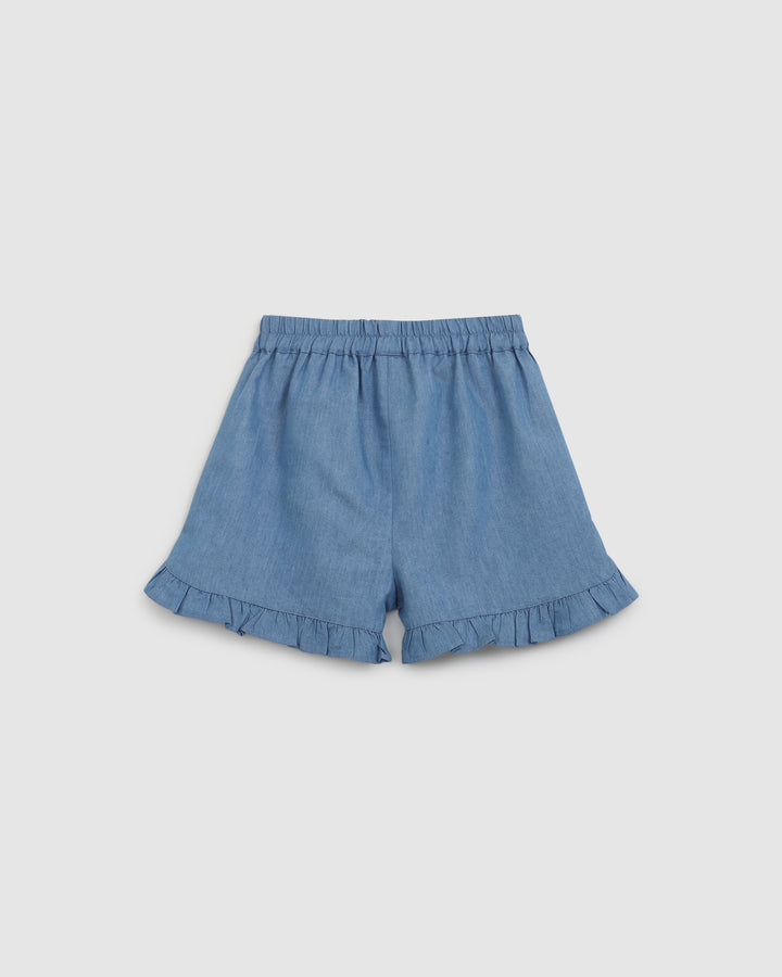 ALEX AND ANT - HELENA SHORTS: CHAMBREY [sz:1 YR]