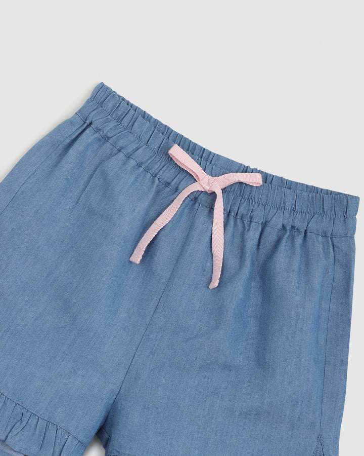 ALEX AND ANT - HELENA SHORTS: CHAMBREY [sz:1 YR]