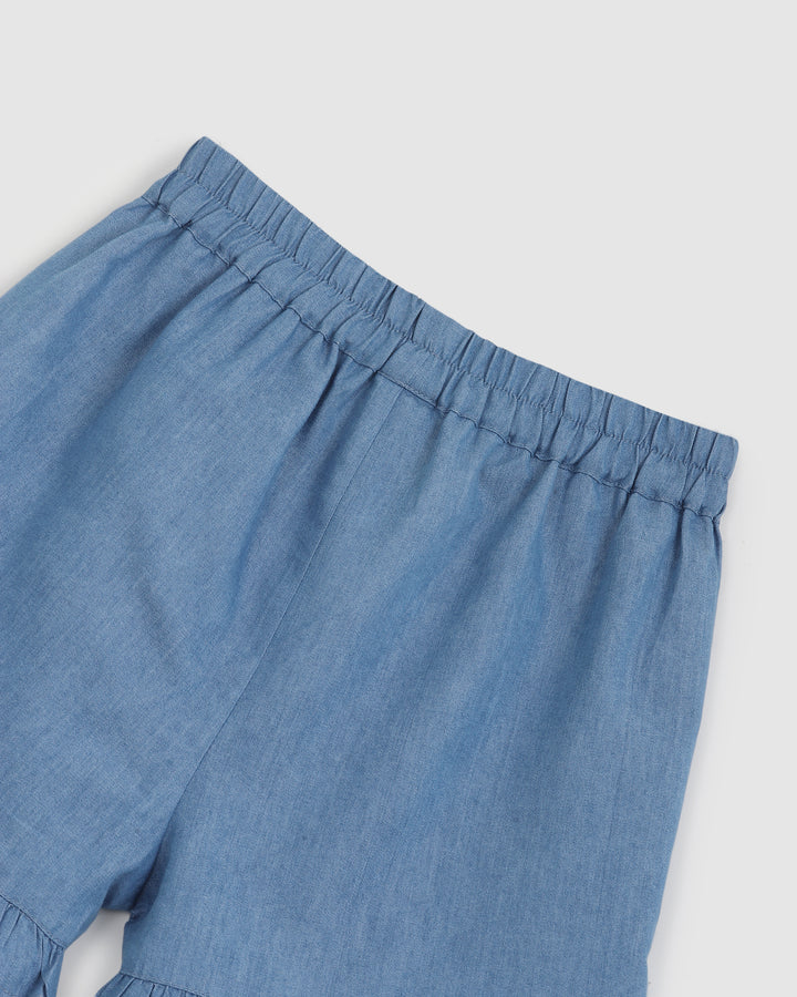 ALEX AND ANT - HELENA SHORTS: CHAMBREY [sz:1 YR]