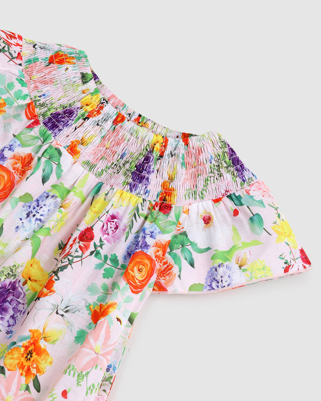 ALEX AND ANT - DORIS PLAYSUIT:  FLOWER CRUSH [sz:0-3 MTHS]