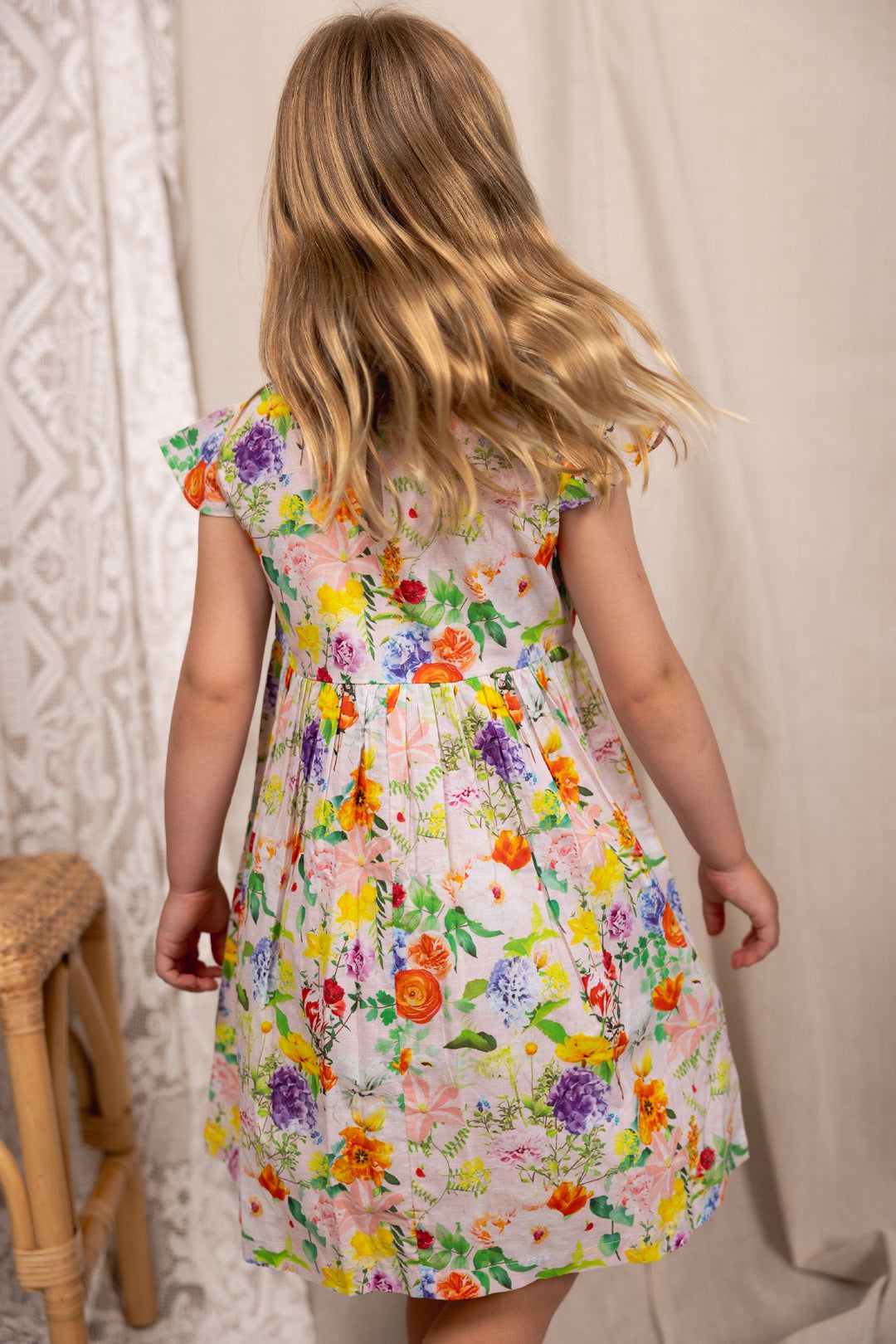 ALEX AND ANT - RAY DRESS: FLOWER  CRUSH [sz:1 YR]