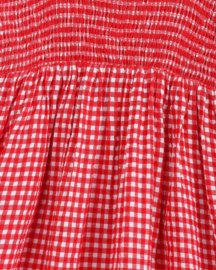 ALEX AND ANT - BELLA DRESS: RED GINGHAM [sz:1 YR]
